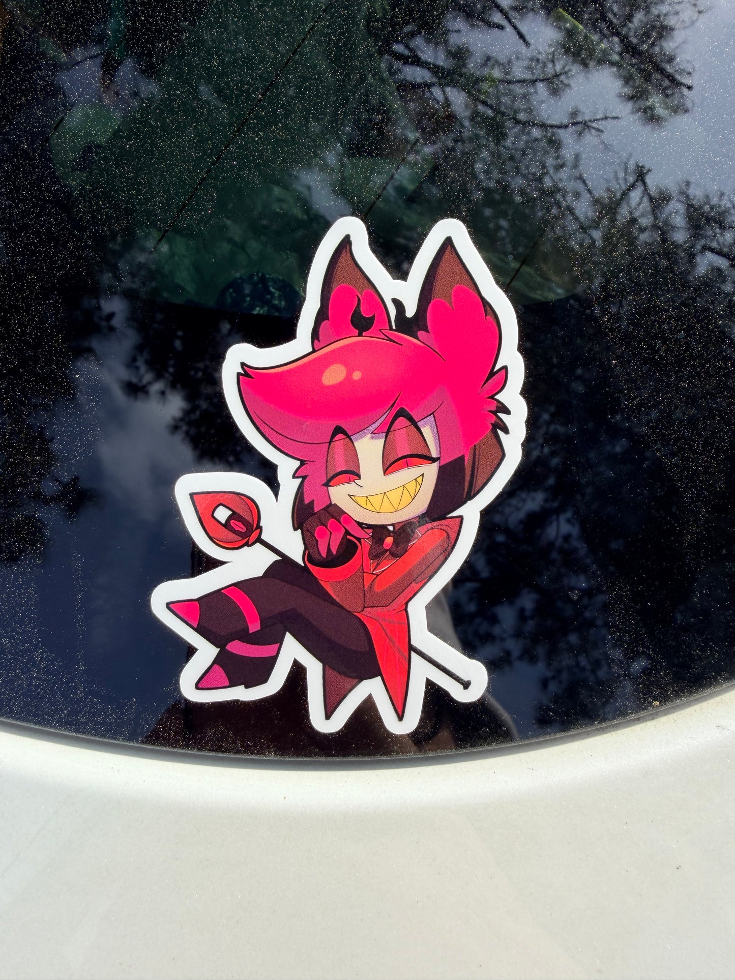 Alastor Chibi Waterproof Vinyl Sticker