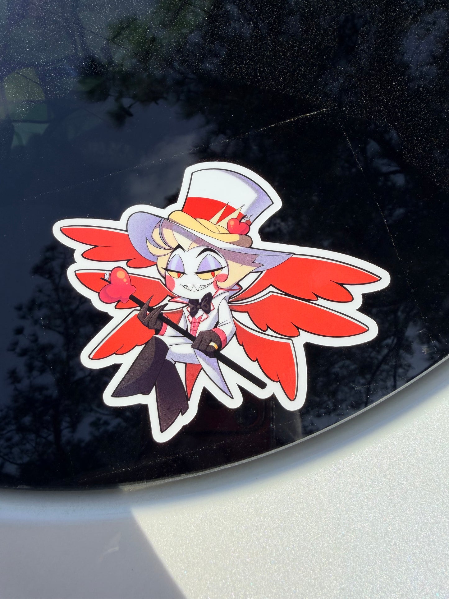Lucifer Chibi Waterproof Vinyl Sticker