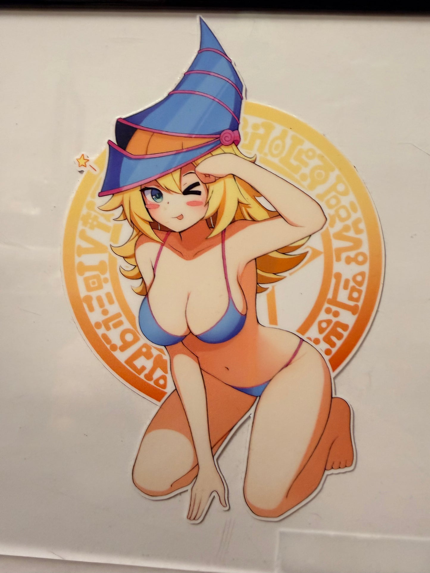 Yu-Gi-OH Bikini Dark Magician Girl Outdoor High Quality Vinyl Decal