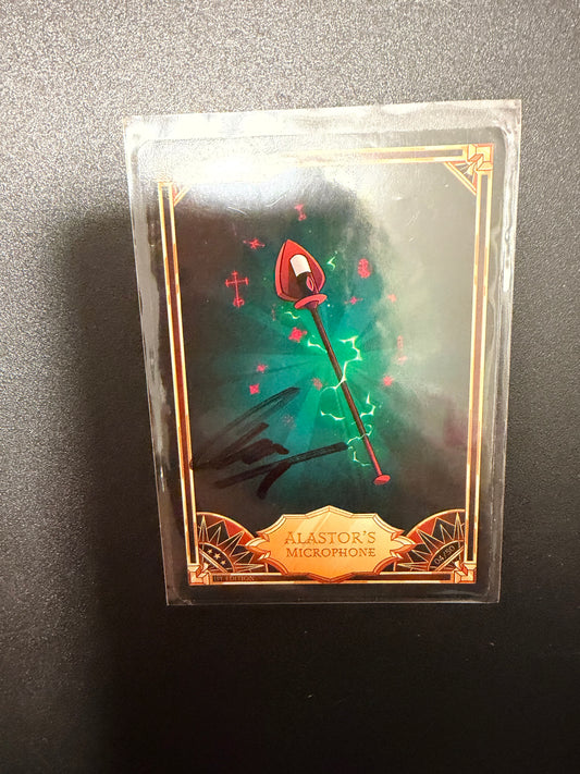 Alastor's Microphone Amir Autographed Card First Edition
